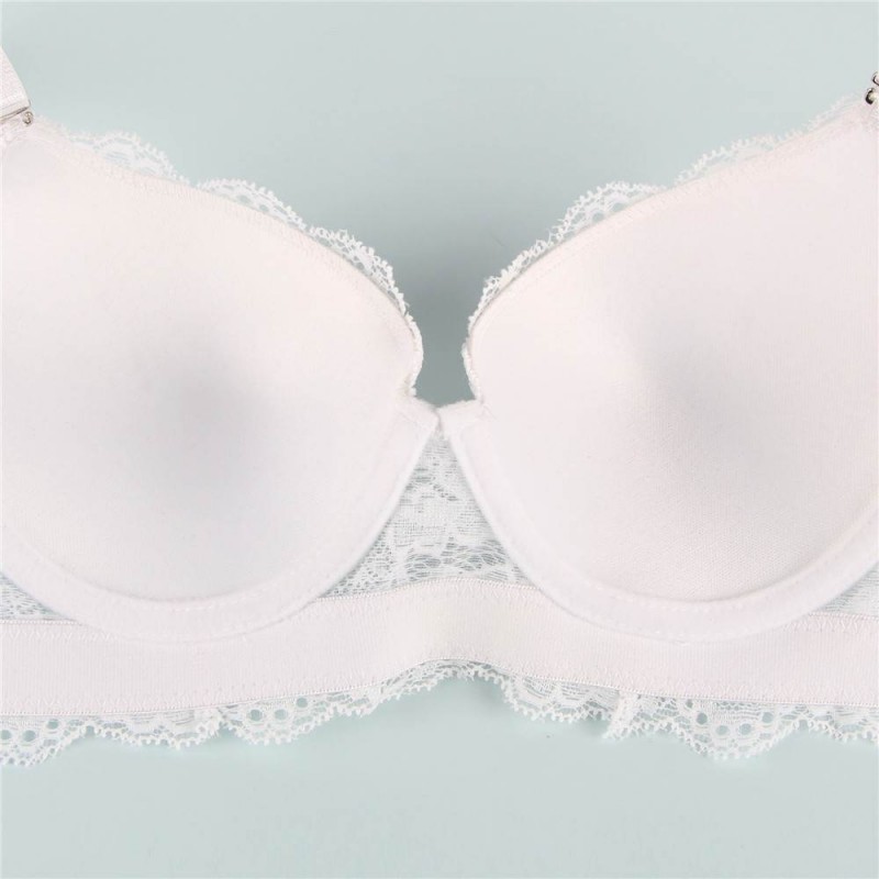 Soutien-gorge confortable en dentelle de haute qualité Noir, Bordeau ou Blanc