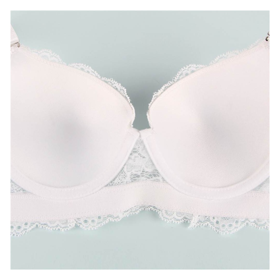 Soutien-gorge confortable en dentelle de haute qualité Noir, Bordeau ou Blanc