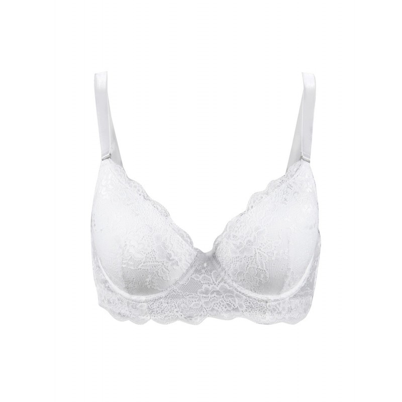 Soutien-gorge confortable en dentelle de haute qualité Noir, Bordeau ou Blanc