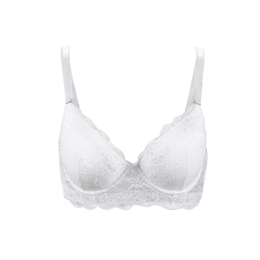 Soutien-gorge confortable en dentelle de haute qualité Noir, Bordeau ou Blanc
