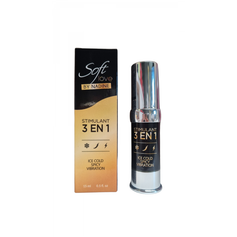 Stimulant Chaud, Froid et Vibrant - Vibromasseur liquide Triple plaisir Soft Love