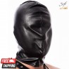 Cagoule Intégrale en Simili Cuir – Plaisir BDSM et Soumission