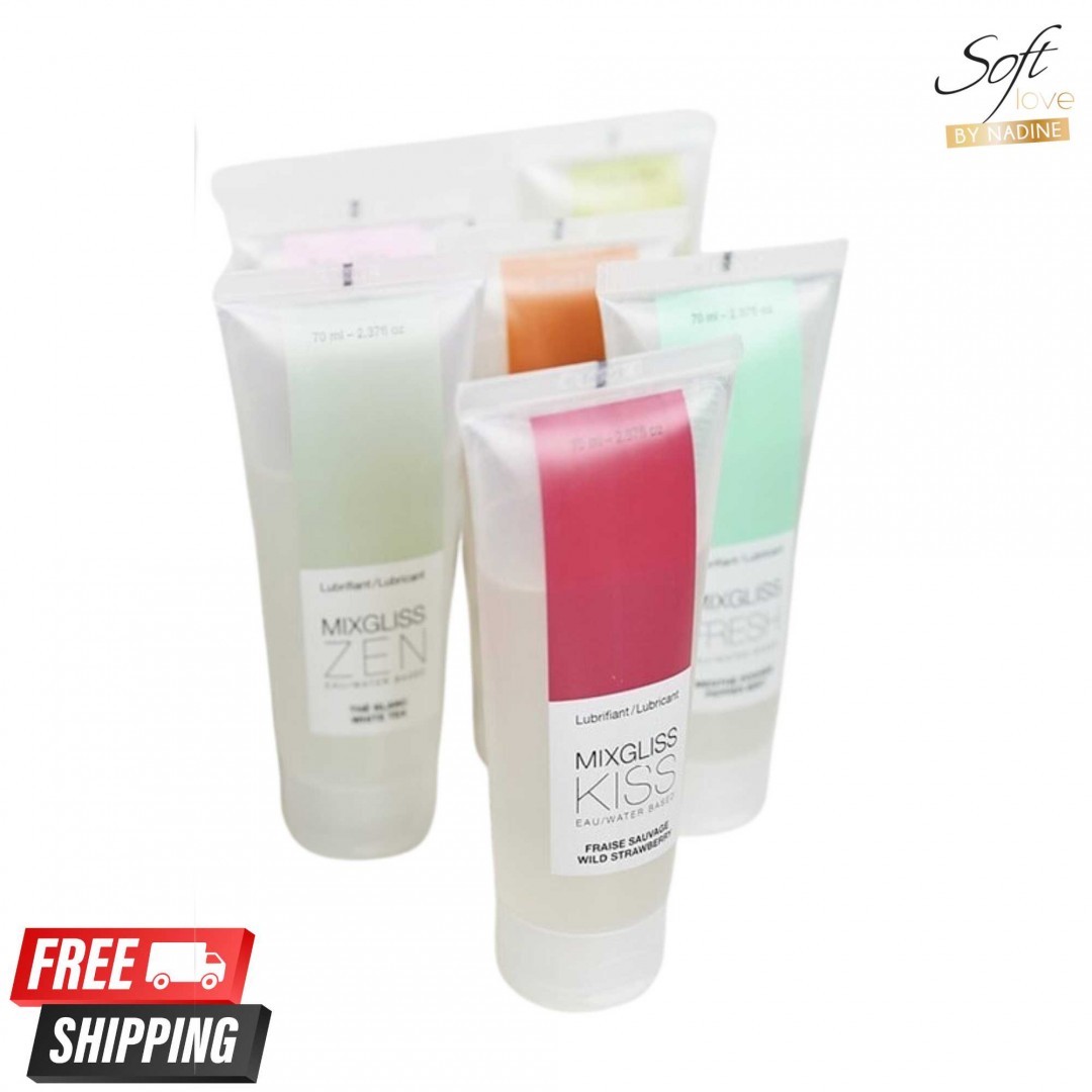Lubrifiant Mixgliss à base d' eau aromatisé 70ml