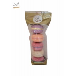 Coffret cadeau avec 5 Macarons